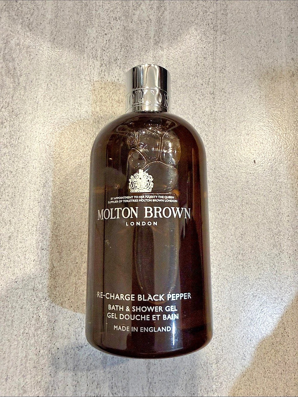 Molton Brown Re-charge Black Pepper Bath & Shower Gel 300ml NEW